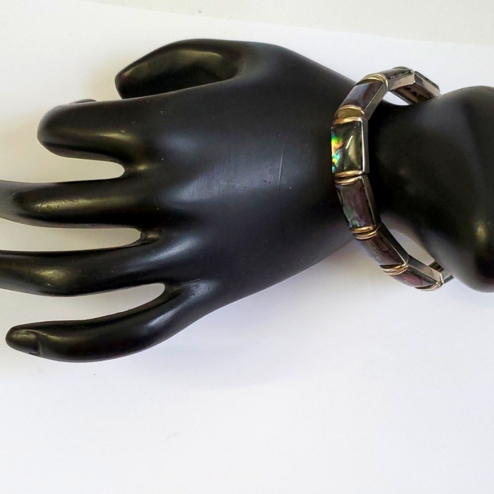 Silver Elastic Stretch Bracelet